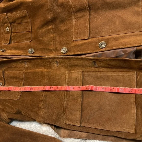 Ralph Lauren Brown Suede Safari Jacket - Picture 9 of 16